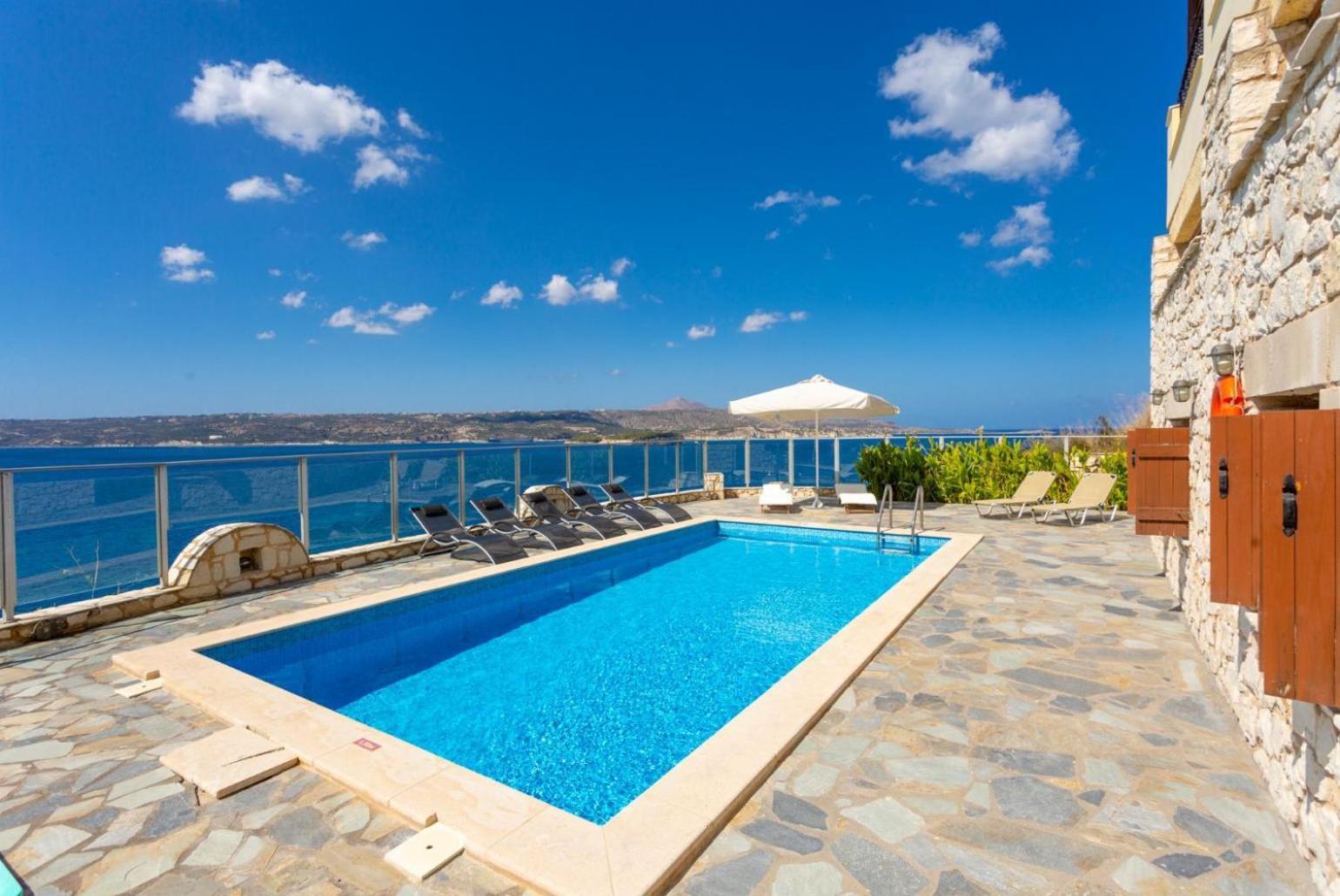 Souda Bay View Villa Kalami  Exterior photo
